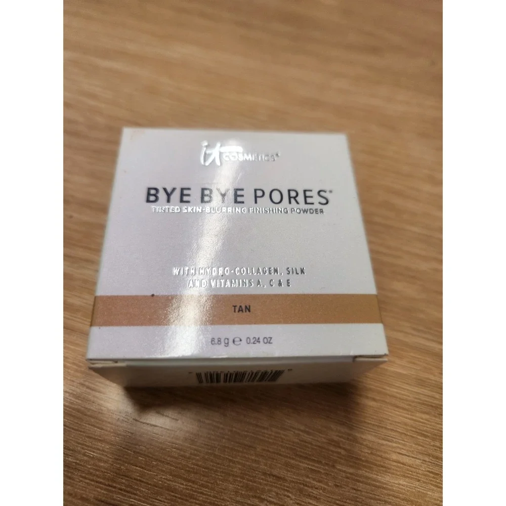 IT Cosmetics Bye Bye Pores Finishing Powder Tan Shade 0.24 oz SEALED
